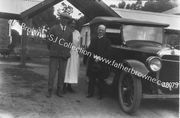 REV. ALBERT  POWER S.J. WITH MR JACOB (MANAGER) AND MRS JACOB